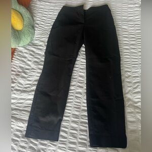 Classic Black Slacks- Cropped
